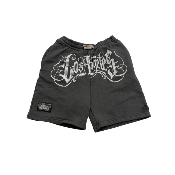Nununu L.A. Sweatshorts in Washed Graphite - Picture 1 of 5